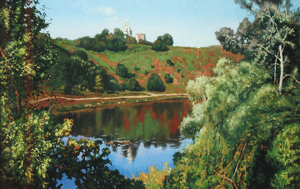 «Улітку на річці Буг». 2009. Полотно, олія